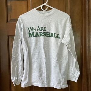 “We Are Marshall” t-shirt, unisex, gray, medium